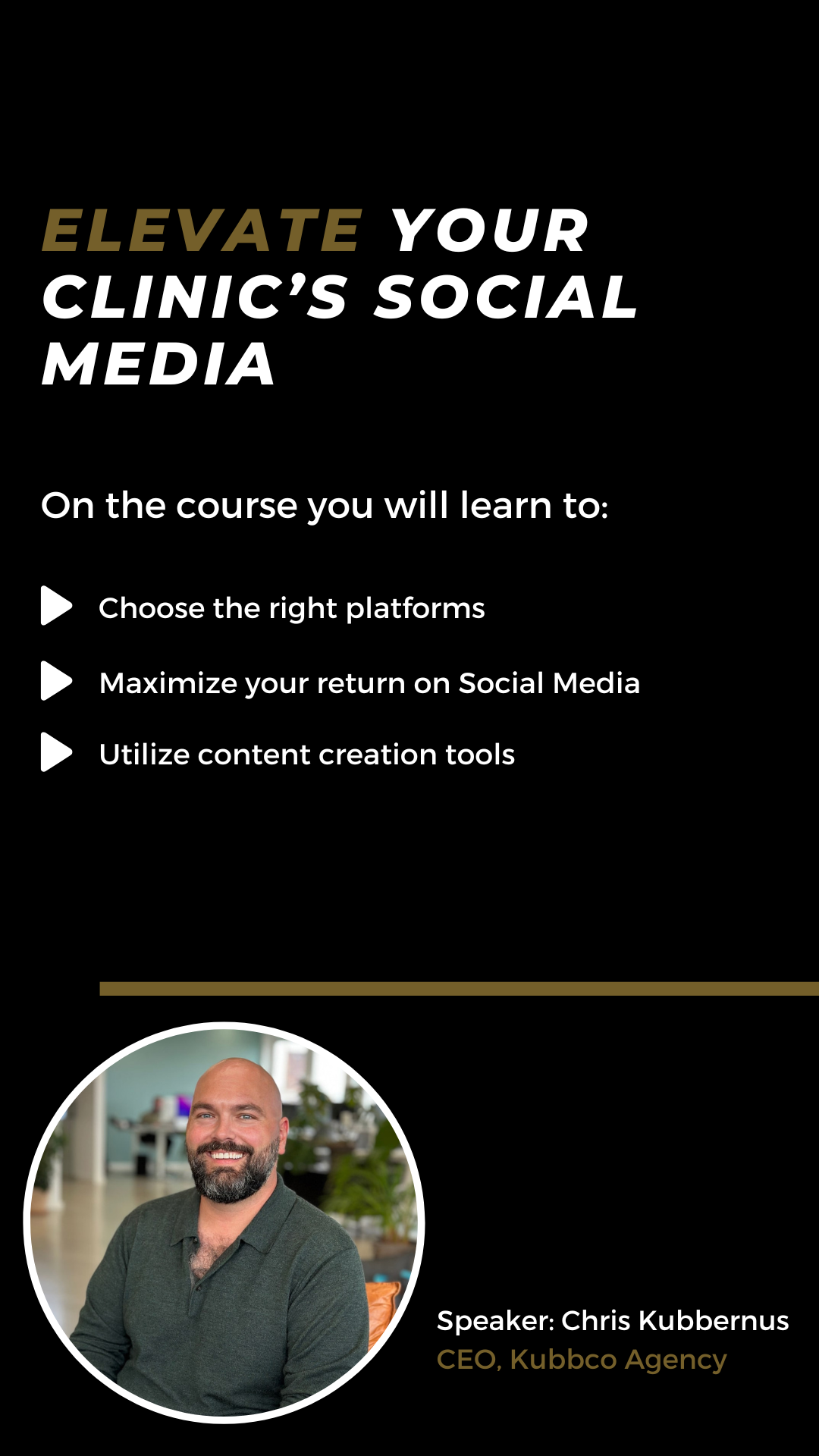 Elevate Your CLinics Social media (Mobile Video)