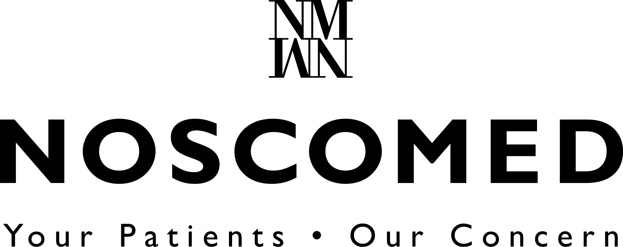 Noscomed logo black